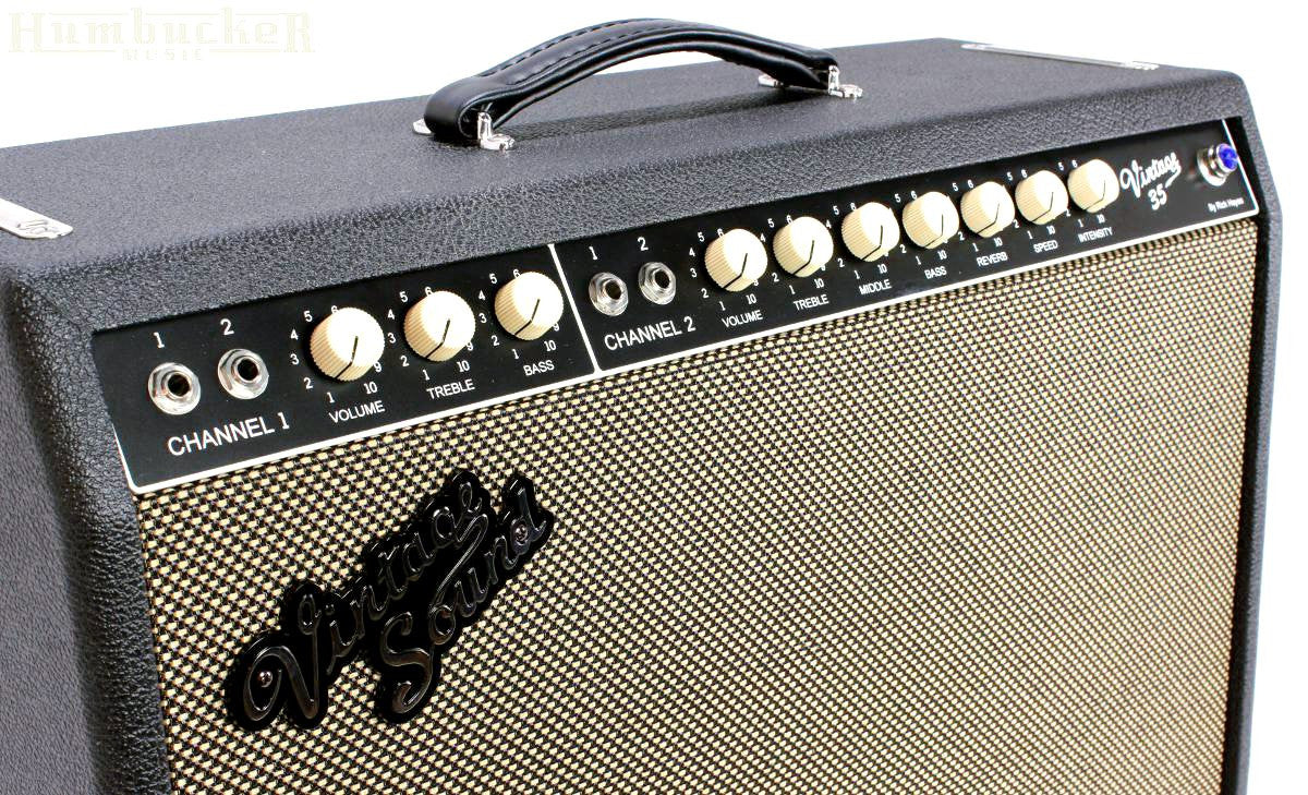 Vintage Sound Vintage 35 - Black, Tan Grill - Image 4