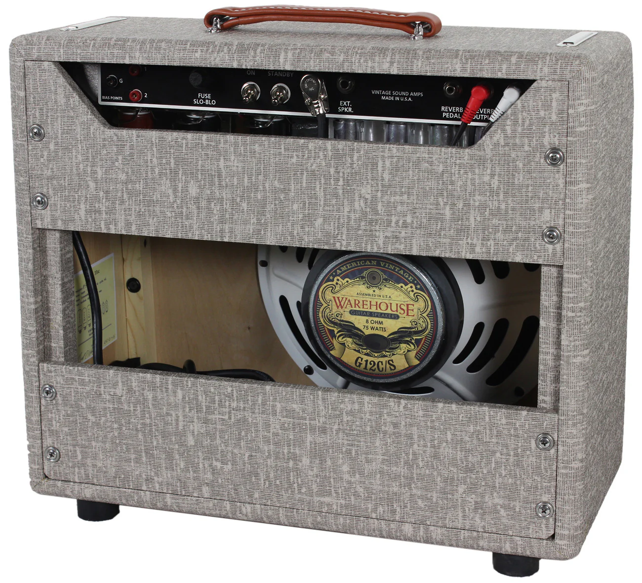Vintage Sound Jazz 20 1x12 Combo Amp - Fawn Slub - Image 2
