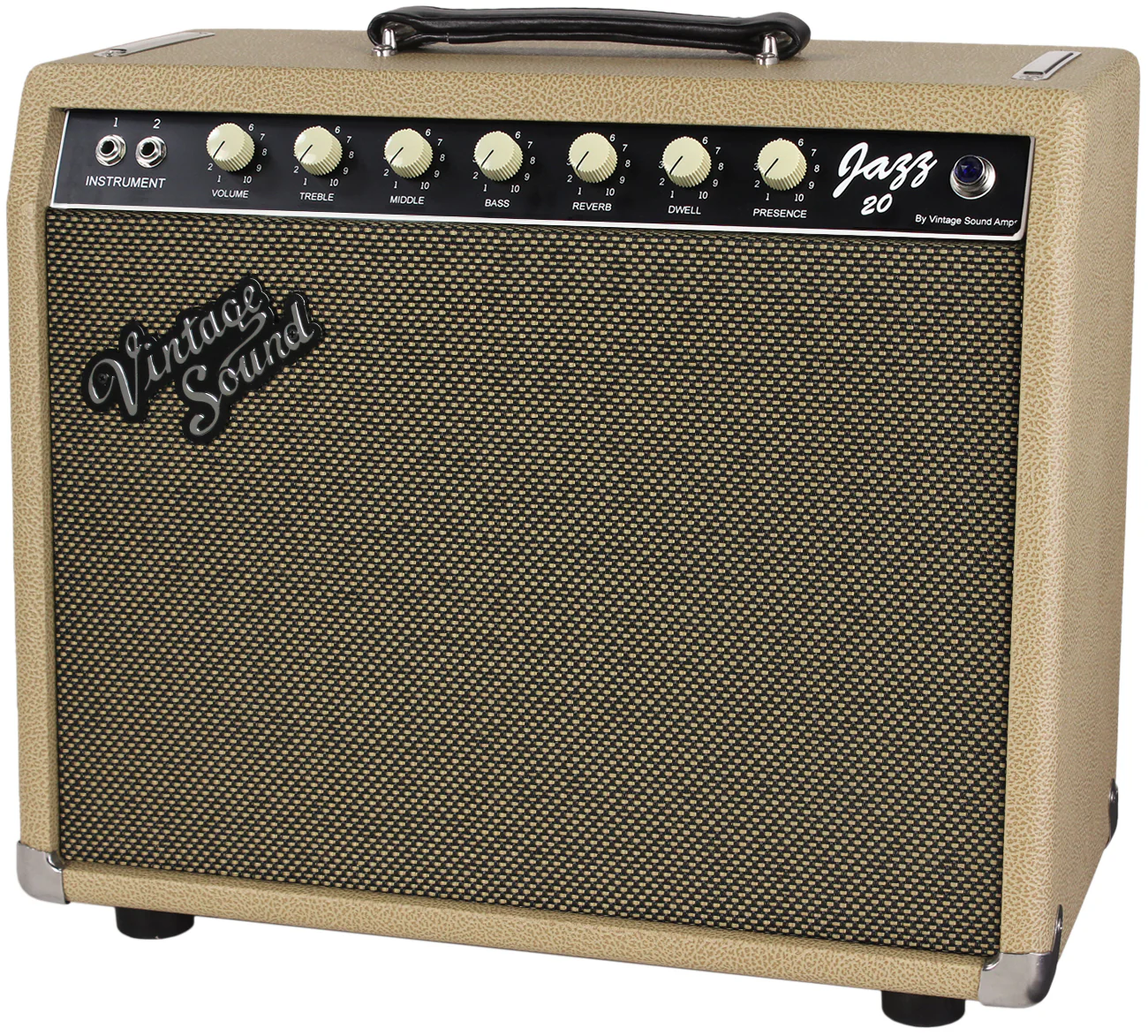 Vintage Sound Jazz 20 1x12 Combo Amp - Tan Levant