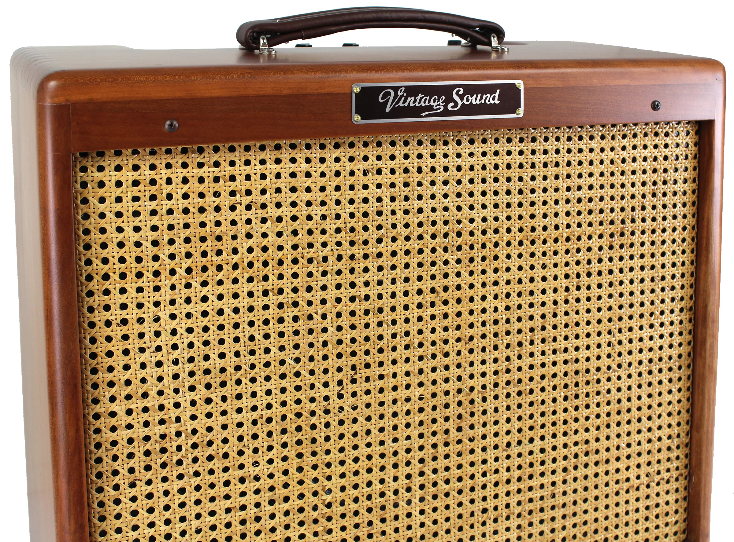 Vintage Sound Tweed 15 1x12 Combo, Custom Cherry, Wicker - Image 3