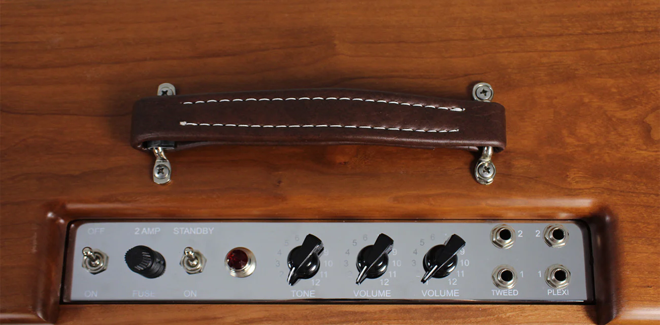 Vintage Sound Tweed 15 1x12 Combo, Custom Cherry, Wicker - Image 5
