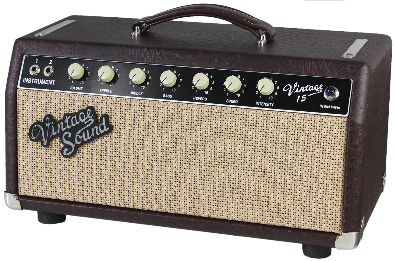 Vintage Sound Vintage 15 Head, Brown Ostrich