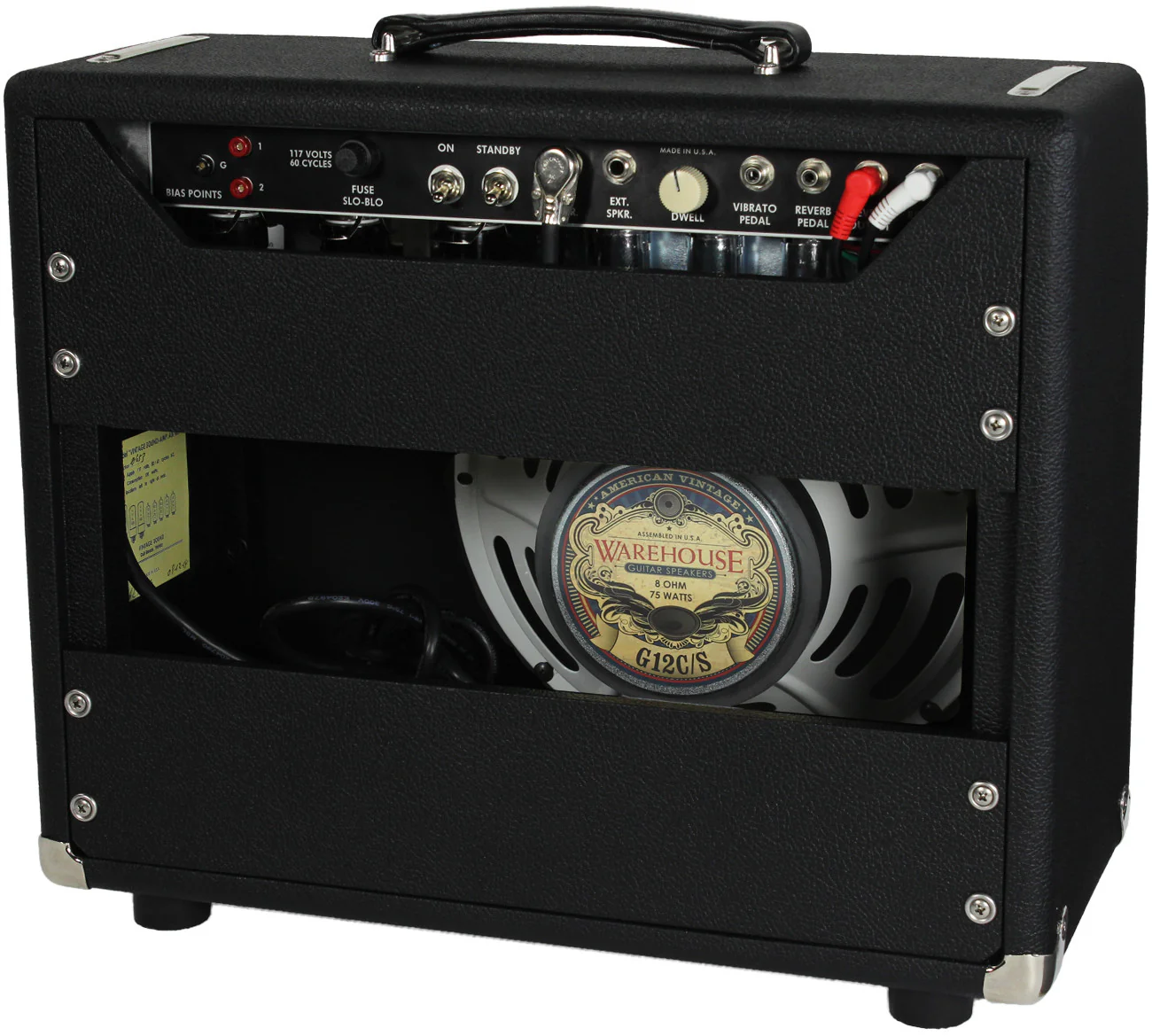 Vintage Sound Vintage 35sc Combo, Black, Silver - Image 2