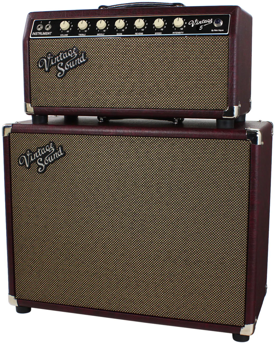 Vintage Sound Vintage 5 Head & 1x12 Cab, Wine Taurus